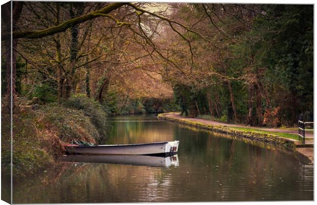 The Swansea Canal at Clydach Canvas Print by Leighton Collins
