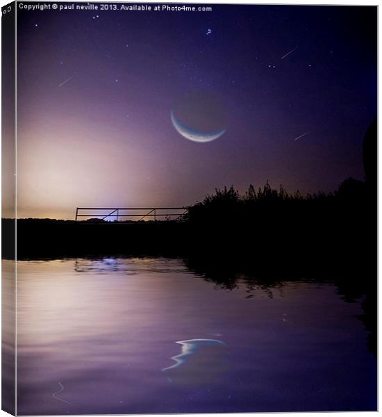 moonlight Canvas Print by paul neville