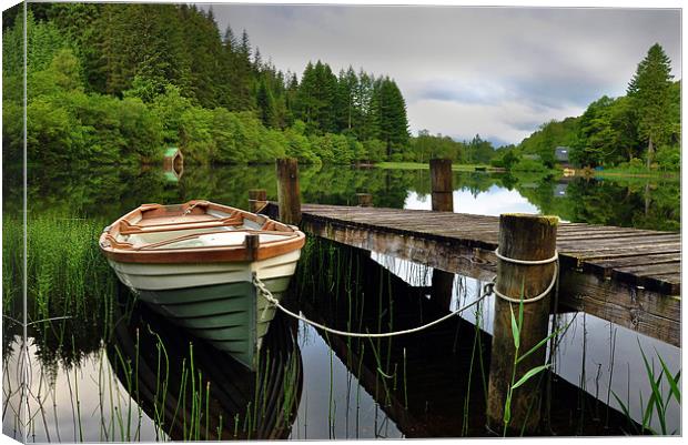 Loch Ard,The Trossachs,Scotland Canvas Print by jim wilson