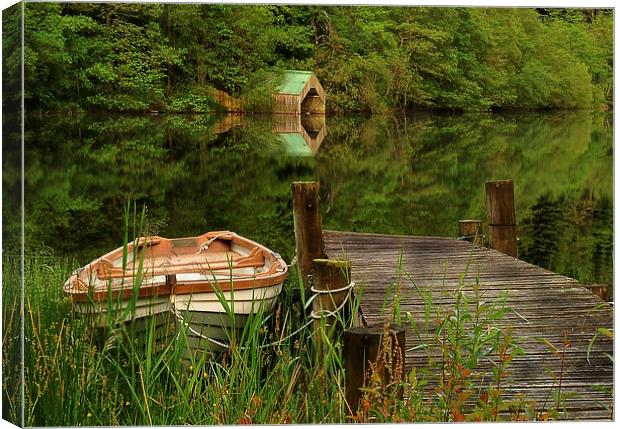 Loch Ard,The Trossachs,Scotland Canvas Print by jim wilson