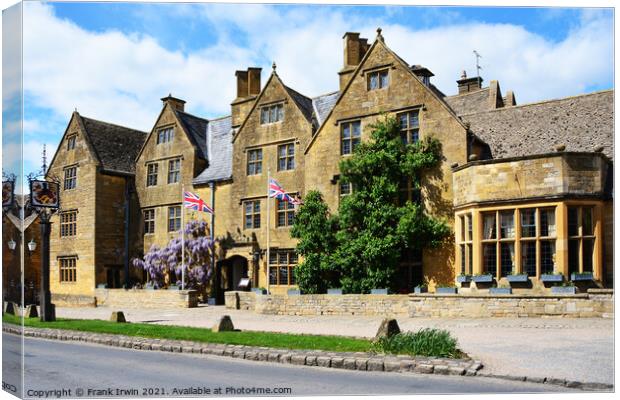 The Lygon Arms on Broadway, Cotswolds Canvas Print by Frank Irwin