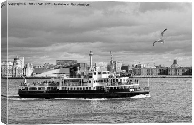 The Mersey Ferry boat Royal Iris. Canvas Print by Frank Irwin