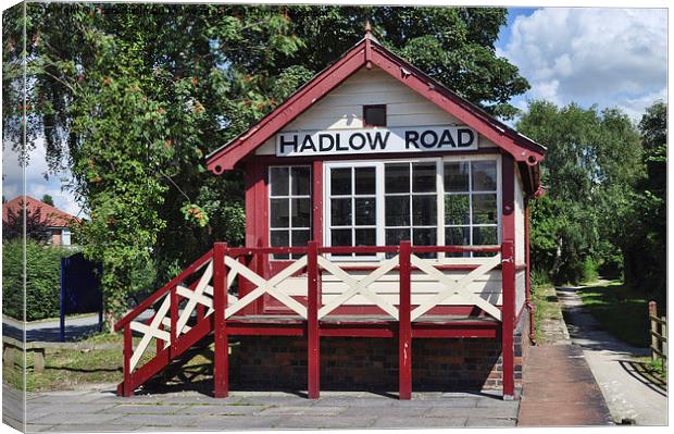 Hadlow Road signal box Canvas Print by Frank Irwin