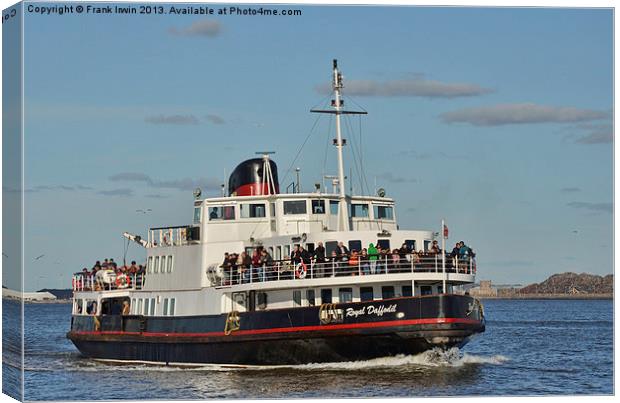 The Mersey Ferry Royal Daffodil Canvas Print by Frank Irwin