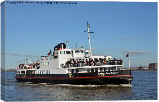 The Mersey Ferry Royal Daffodil Canvas Print by Frank Irwin