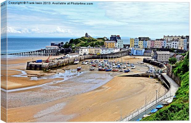 The Beautiful Tenby Harbour Canvas Print by Frank Irwin