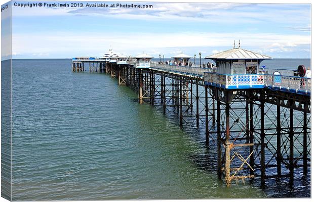The famous Victorian Pier Canvas Print by Frank Irwin