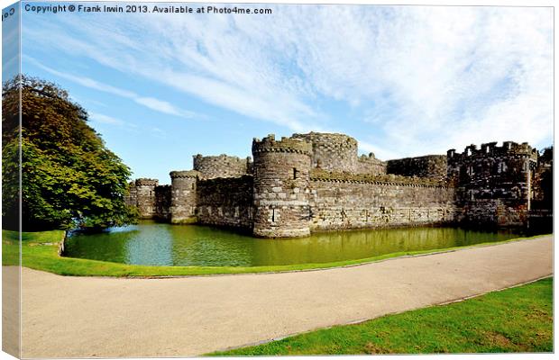 Beaumaris Castle North Wales Canvas Print by Frank Irwin