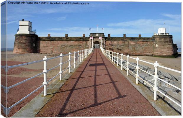 Fort Perch Rock Canvas Print by Frank Irwin