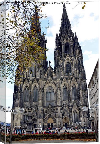 Cologne Cathedral Frontage Canvas Print by Frank Irwin