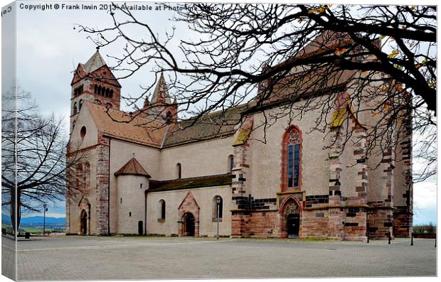 St. Stephans Cathedral in Breisach. Canvas Print by Frank Irwin