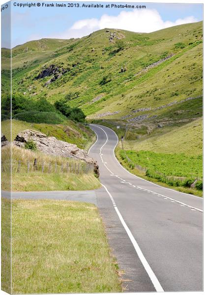 The open road on the A487 Canvas Print by Frank Irwin