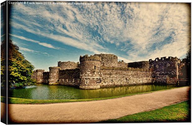 Anglesey’s ancient Beaumaris castle Canvas Print by Frank Irwin