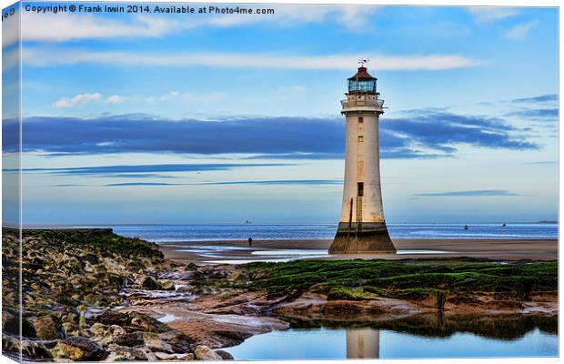 Perch Rock Lighthouse Canvas Print by Frank Irwin