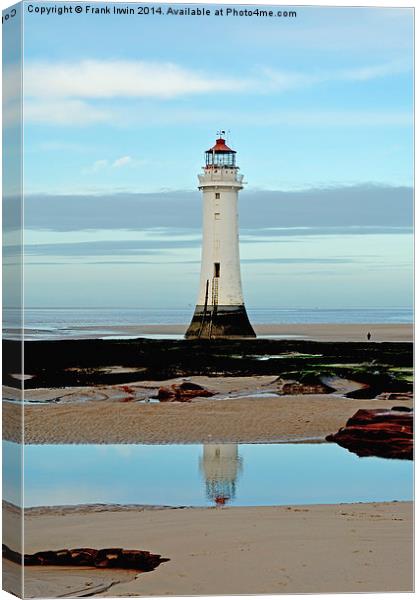Perch Rock Lighthouse, Wirral, UK Canvas Print by Frank Irwin