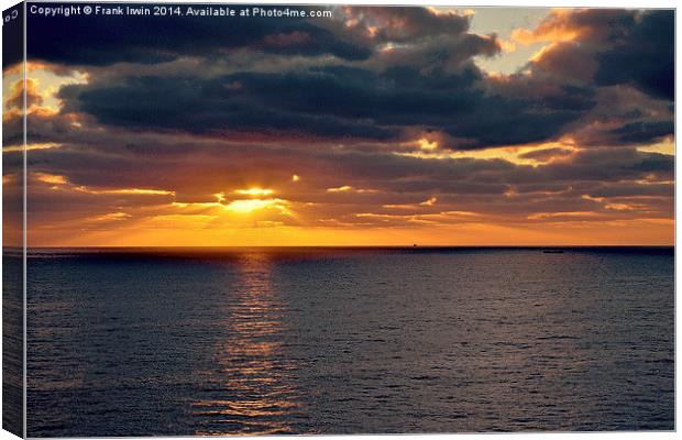 Sunrise in Gran Canaria Canvas Print by Frank Irwin