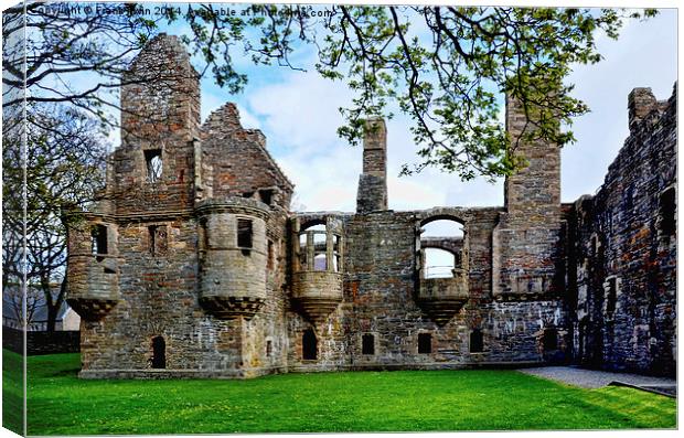 The Earl’s Palace, Kirkwall, Orkneys Canvas Print by Frank Irwin