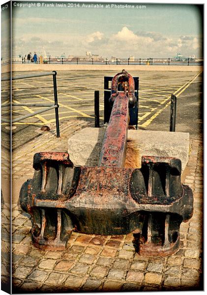 Ships anchor as a visitor attraction Canvas Print by Frank Irwin
