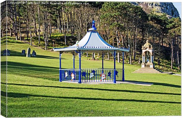 Happy Valley, Alice themed bandstand Canvas Print by Frank Irwin