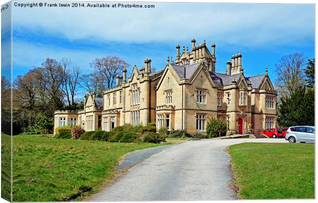 Arrowe Hall Complex, Wirral, UK Canvas Print by Frank Irwin