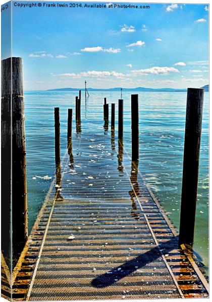 The pier at Rhos on Sea, North Wales, UK Canvas Print by Frank Irwin