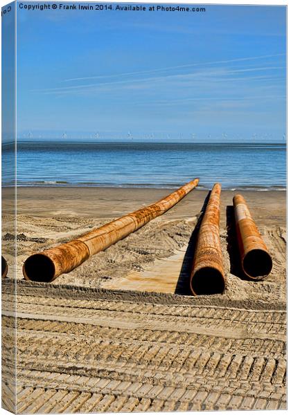 Colwyn Bay Waterfront Project Canvas Print by Frank Irwin