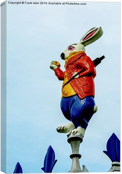 The March Hare from the themed bandstand Canvas Print by Frank Irwin