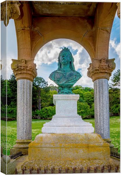 The Queen Victoria Monument in Happy Valley Canvas Print by Frank Irwin
