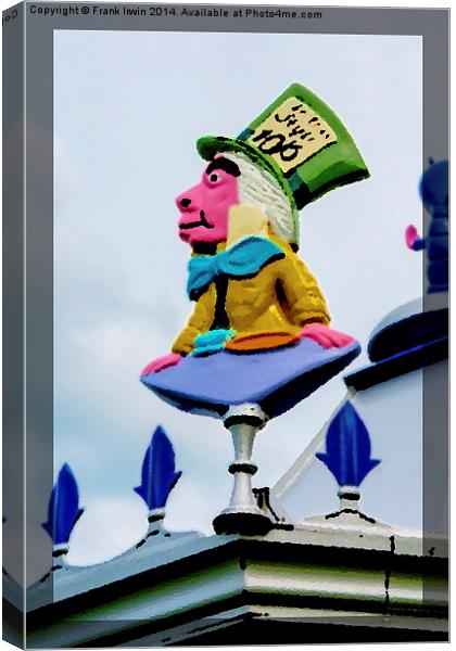 The Mad Hatter in artistic format Canvas Print by Frank Irwin