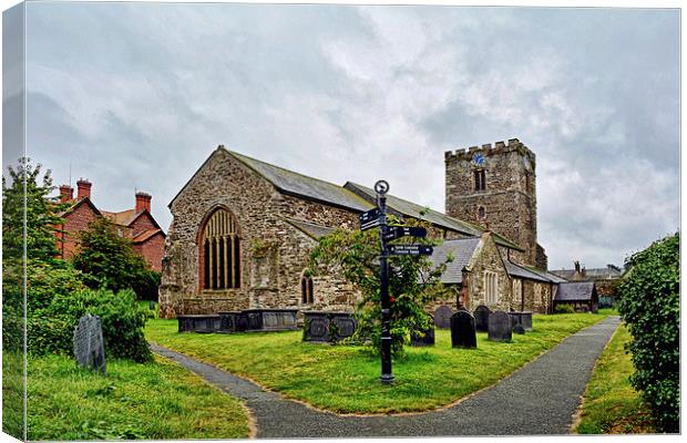  St. Mary and All Saints, Conway Canvas Print by Frank Irwin