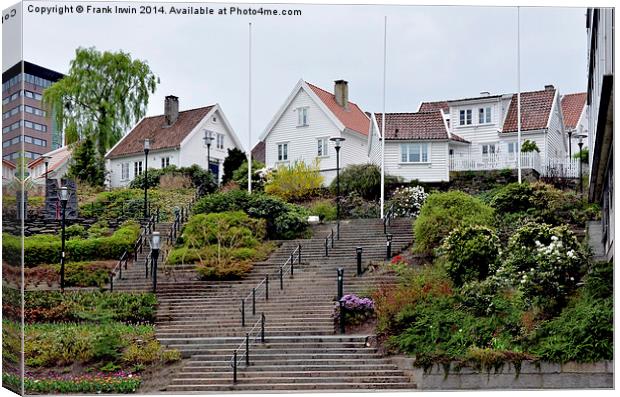  City of Stavanger, Norway, Canvas Print by Frank Irwin