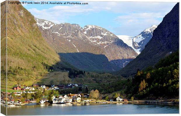  The Norwegian Fjords in Autumn Canvas Print by Frank Irwin