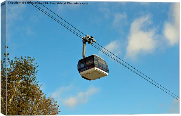  Cable car in Koblenz, Germany Canvas Print by Frank Irwin