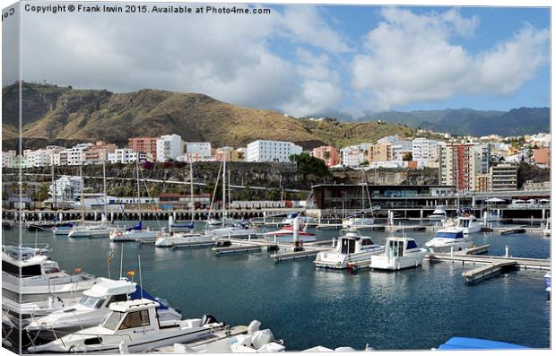  A marina in Funchal Canvas Print by Frank Irwin