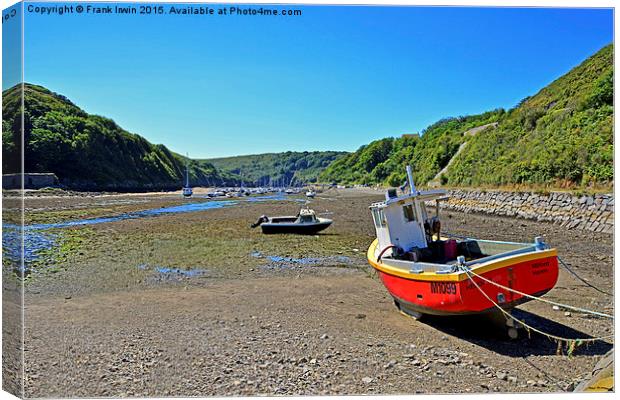  Awaiting the tide Canvas Print by Frank Irwin