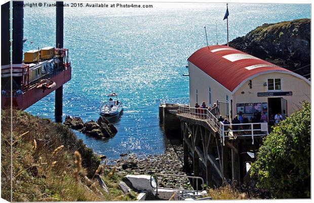  St Justinians, Lifeboat house &Ramsay Sound Canvas Print by Frank Irwin