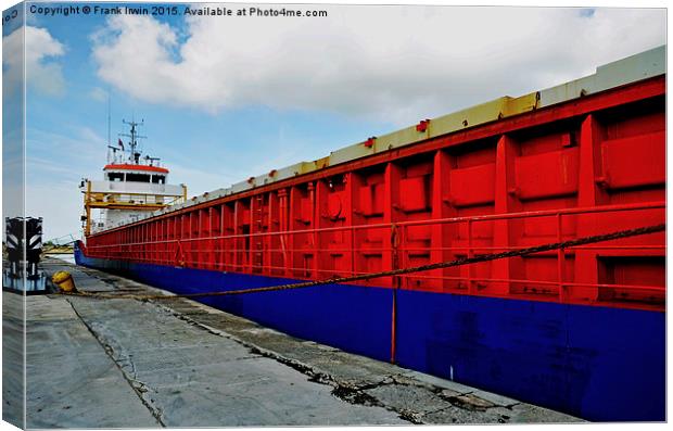  MV Richelieu in Birkenhead Docks, Wirral, UK Canvas Print by Frank Irwin
