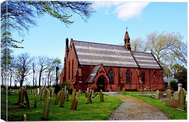  St John the Divine, Frankby, Wirral Canvas Print by Frank Irwin