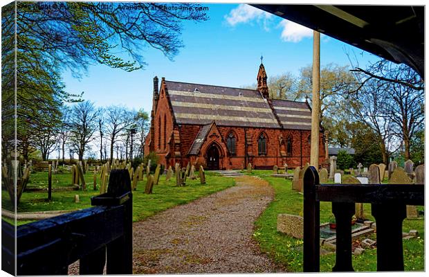St John the Divine, Frankby, Wirral, UK Canvas Print by Frank Irwin