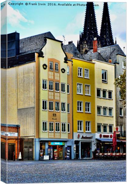 Cologne Street scene Canvas Print by Frank Irwin
