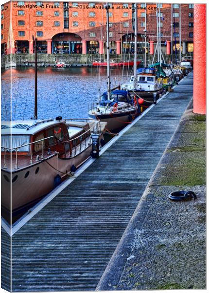 Liverpool’s famous Albert Dock Canvas Print by Frank Irwin