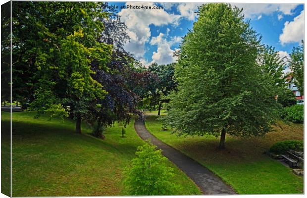 Port Sunlight Dell Canvas Print by Frank Irwin