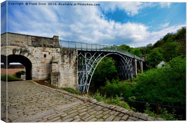 The iconic "Iron Bridge" Canvas Print by Frank Irwin