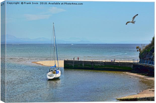Abersoch harbour, North Wales Canvas Print by Frank Irwin