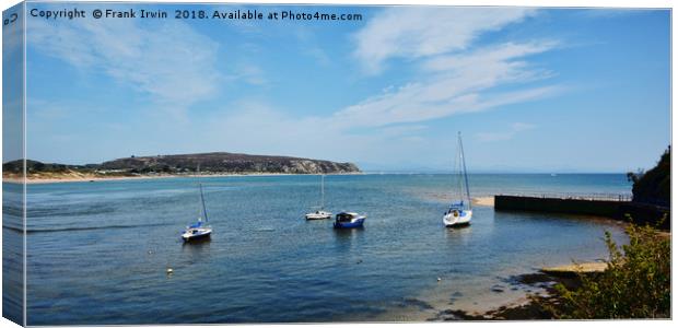 Anchorage - Abersoch harbour, North Wales Canvas Print by Frank Irwin