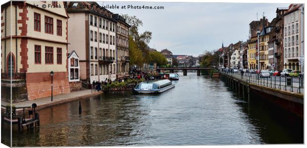 Strasbourg, France on River Rhine. Canvas Print by Frank Irwin