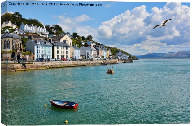 Aberdovey river front Canvas Print by Frank Irwin