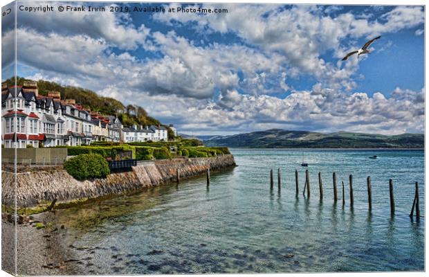 Aberdovey sea front Canvas Print by Frank Irwin
