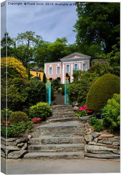 Inside Portmeirion Village Canvas Print by Frank Irwin