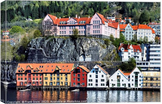 Arriving at Bergen Canvas Print by Frank Irwin
